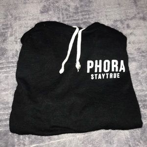 Phora crop hoodie